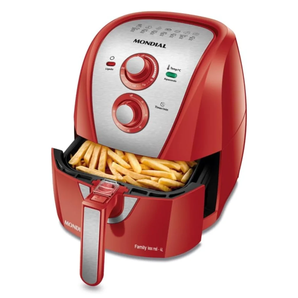 Air Fryer Pequena MONDIAL Vermelho