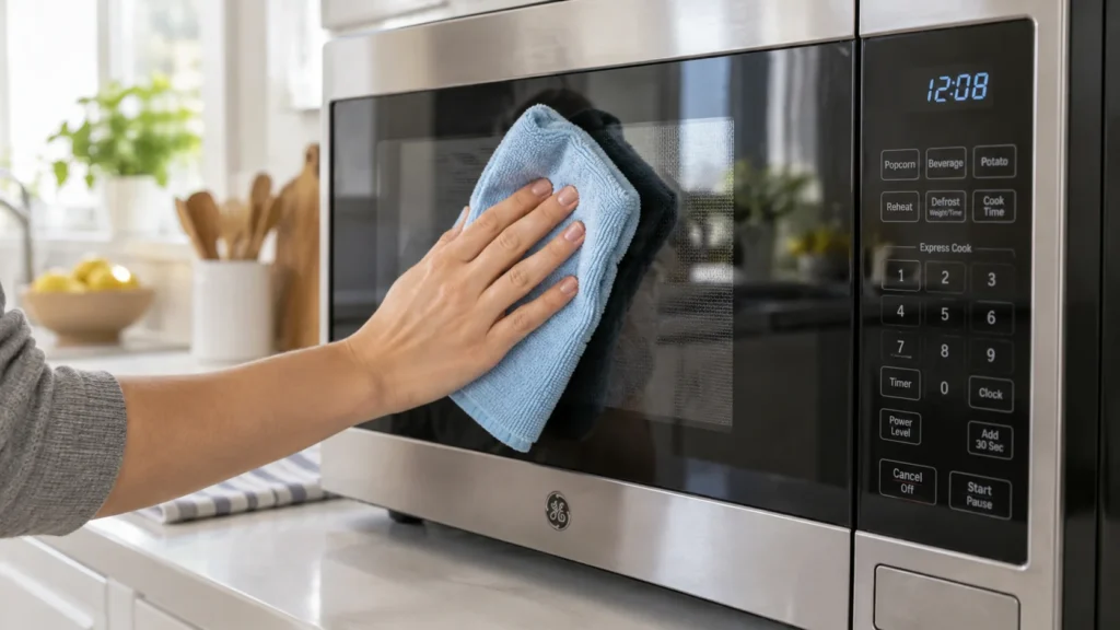  Como limpar o micro-ondas por fora com pano macio