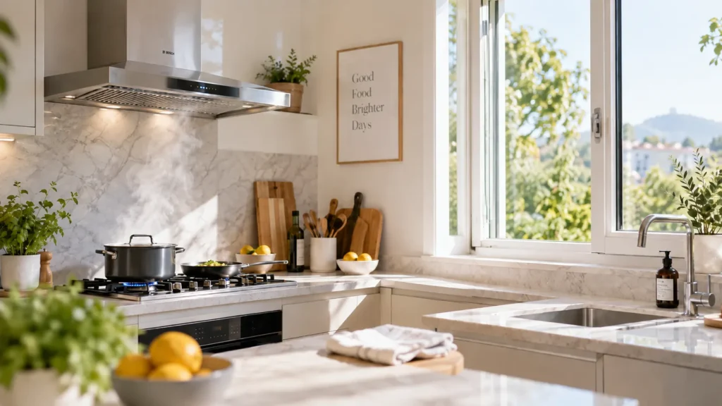 Como tirar cheiro de fritura da cozinha ventilando o ambiente